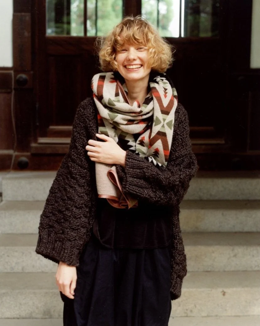 visvim NATIVE BLANKET JACQUARD SHAWL